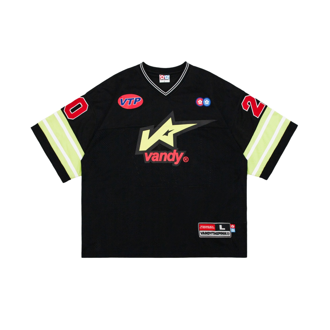 반디 더 핑크 하키 저지 블랙(Vandy The Pink Hockey Jersey Black)