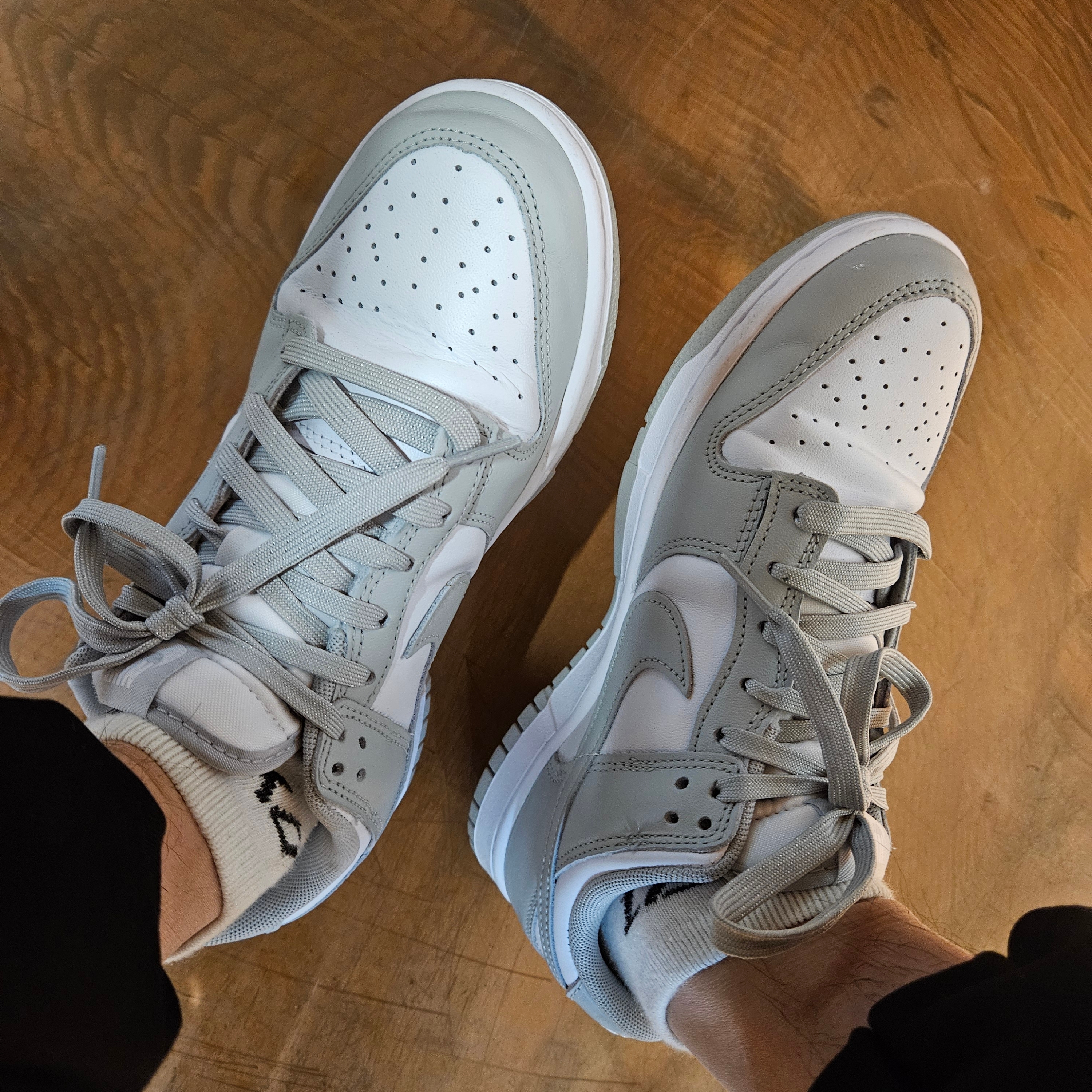 Nike Dunk Low Retro Grey Fog 착용 스타일