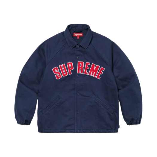 슈프림 피스 자수 워크 자켓 네이비 - 23FW | Supreme | KREAM 슈프림 피스 자수 워크 자켓 네이비 - 23FW | Supreme | KREAM