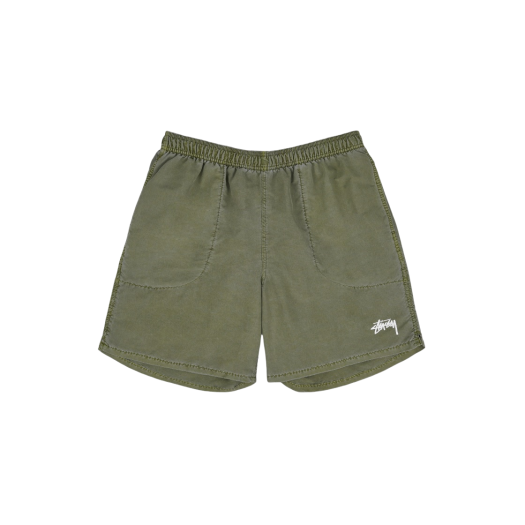 Stussy Stock Water Pigment Short Olive