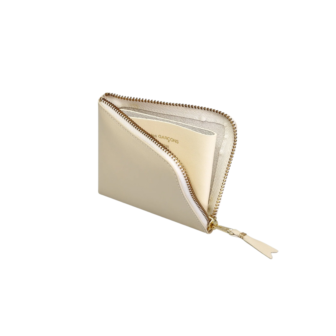 꼼데가르송 SA3100 클래식 레더 지갑 오프 화이트(Comme des Garcons SA3100 Classic Leather Wallet Off White) - 2