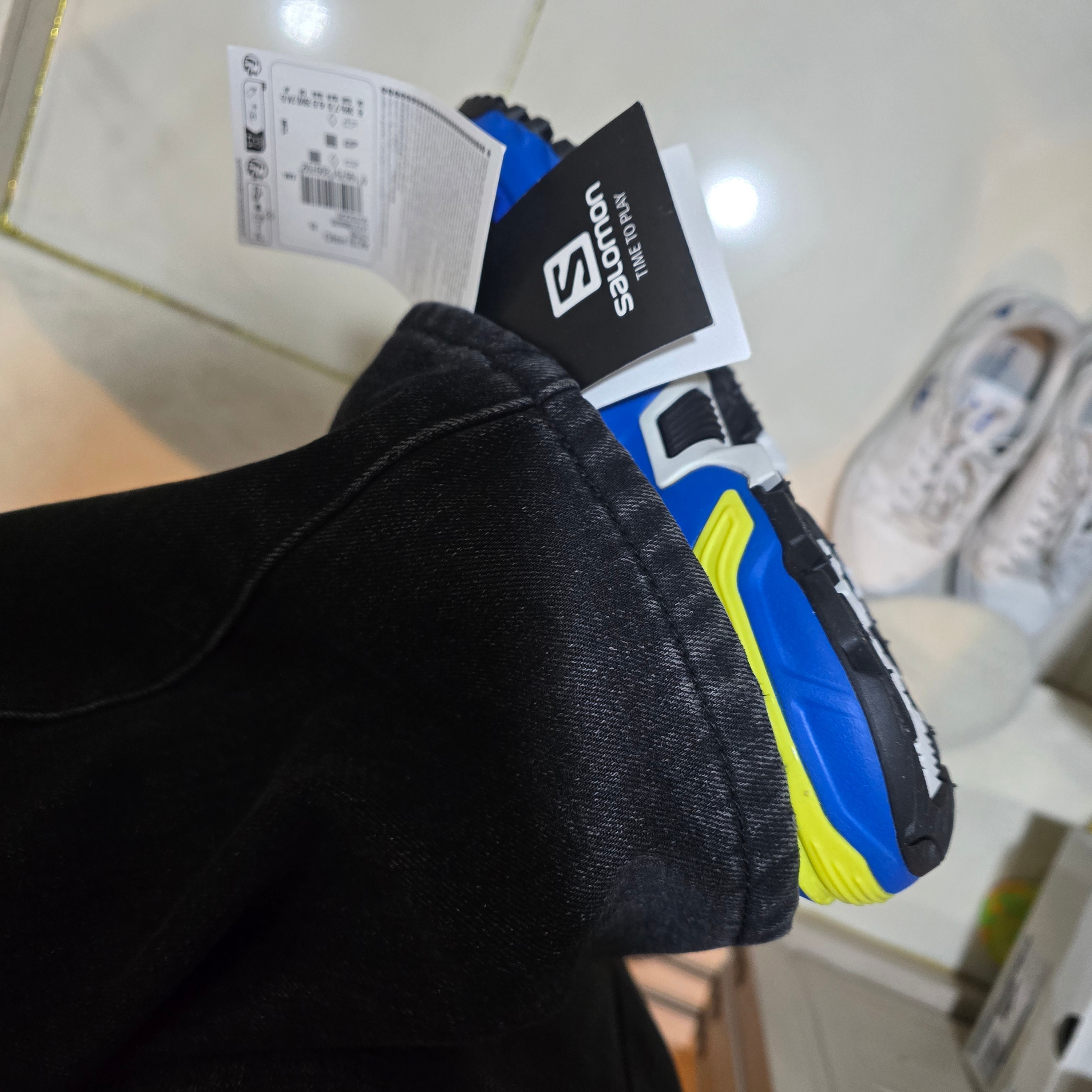 Salomon ACS Pro Lapis Blue Black 착용 스타일 - 2