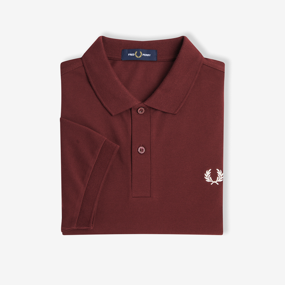 프레드페리 플레인 프레드페리 셔츠 옥스블러드/에크루(Fred Perry The Fred Perry Shirt Oxblood/Ecru) - 6