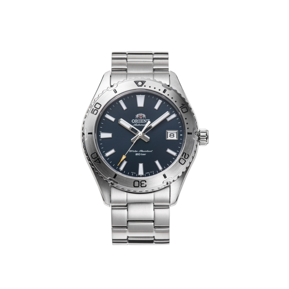 오리엔트 마코 40 39.9mm 오토메틱 스테인리스 스틸 블루 다이얼(Orient Mako 40 39.9mm Automatic Stainless Steel Blue Dial)