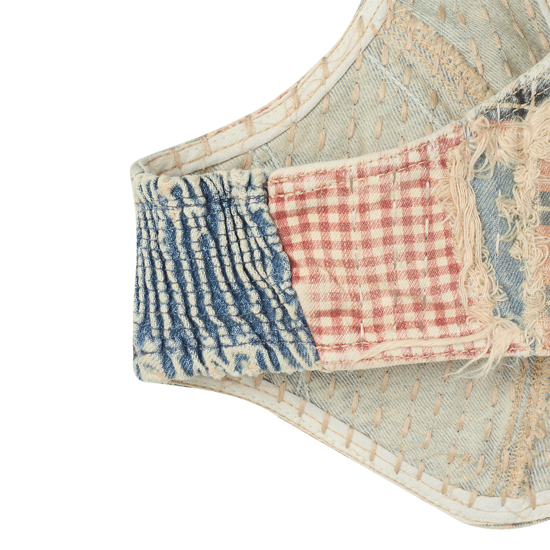 KW5BOTVGU05ML Guess USA Women Vintage Denim Top Light Wash - 25SS - #6