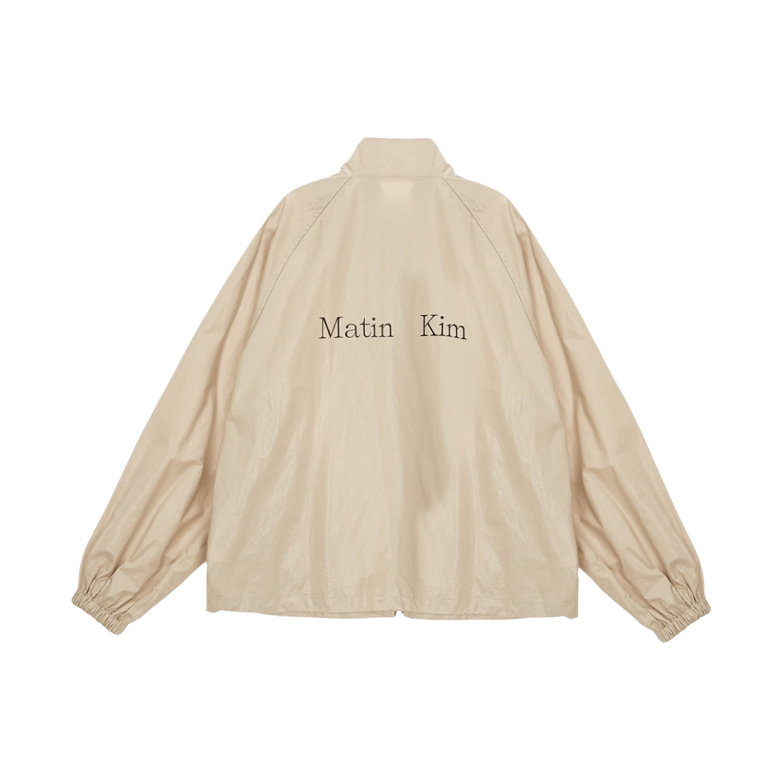 Matin Kim アイボリー ジャケット ☆人気☆【MATIN KIM】 LOGO COATING JUMPER☆6Color☆ (Matin