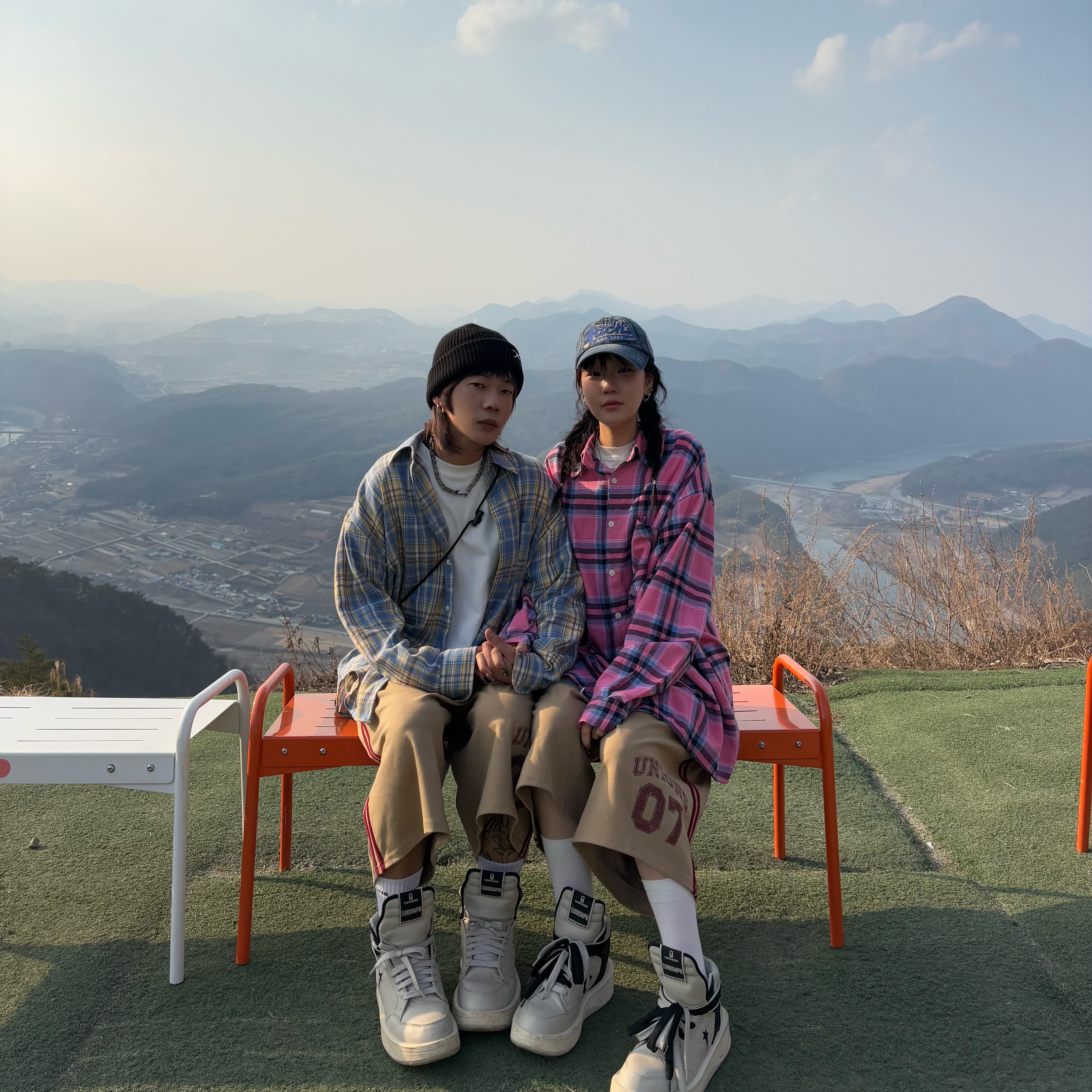 컨버스 x 다크쉐도우 터보웨폰 펠리칸 착용 스타일 - 3