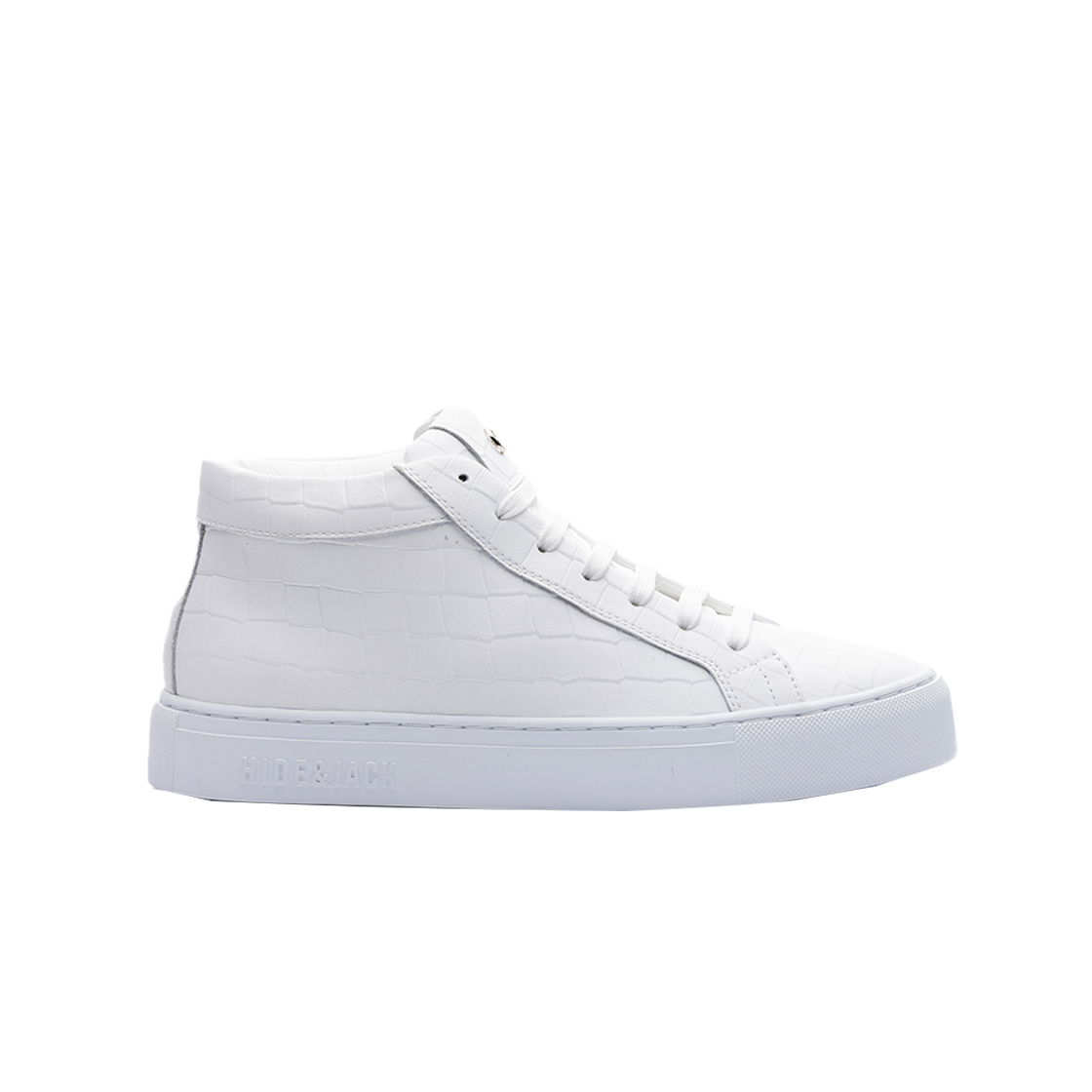 7HJECH4F9S Hide&Jack Essence Croco Line Sneakers White