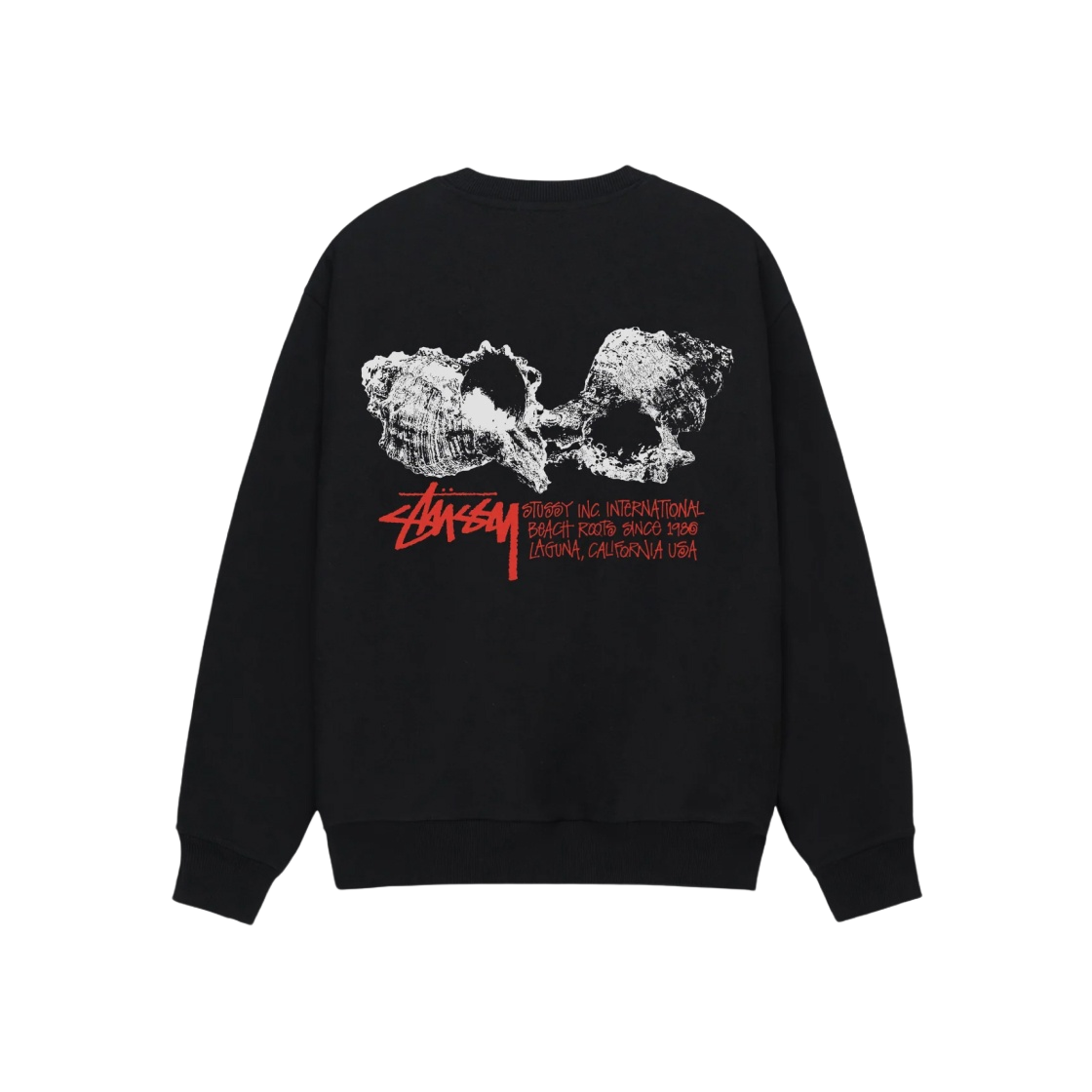스투시 쉘 크루 블랙 | Stussy | KREAM