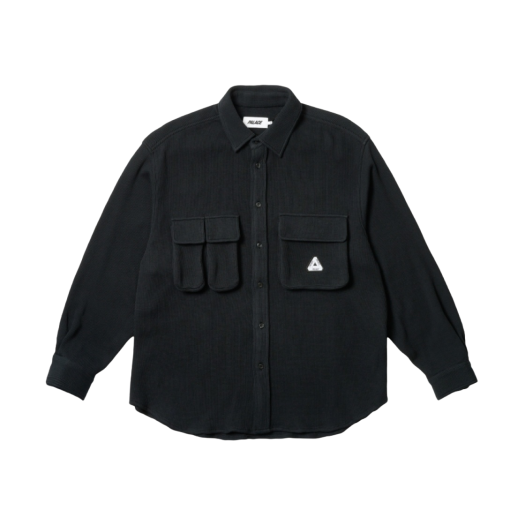Cord Pdu Overshirt Black - Winter 2024 - Palace Community
