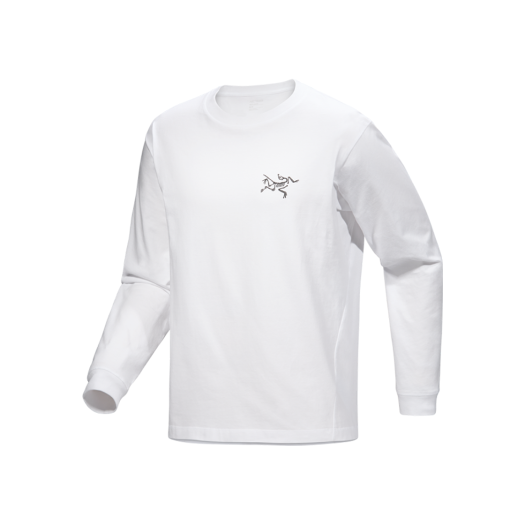 Light Cotton Ls T Shirt White