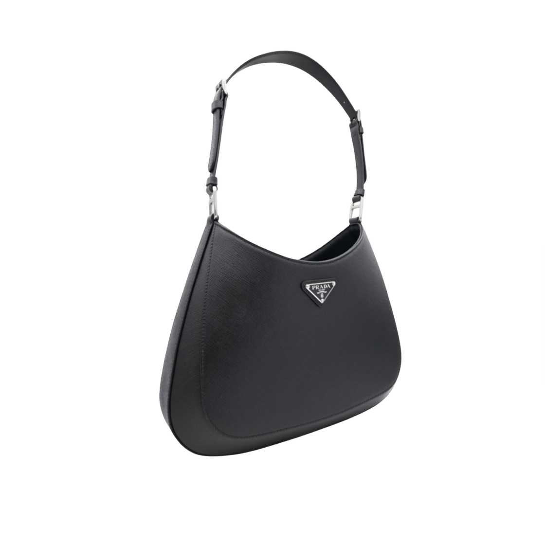 프라다 클레오 사피아노 레더 숄더백 블랙(Prada Cleo Saffiano Leather Shoulder Bag Black) - 2