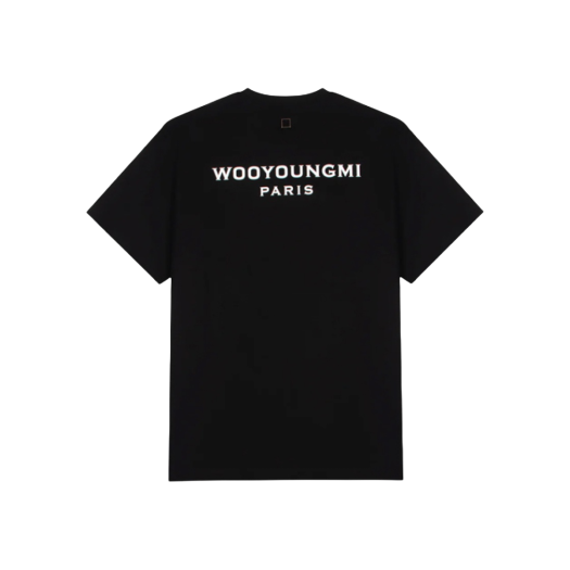 Wooyoungmi Cotton Back Logo T-shirt Black - 24FW