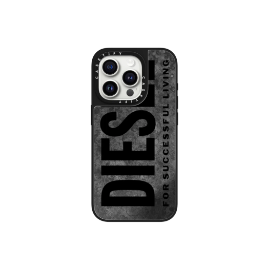 【正規逆輸入品】 케이스티파이 x 디젤 아이폰 블랙 옥시다이즈 비스코토 맥세이프 スマホアクセサリー