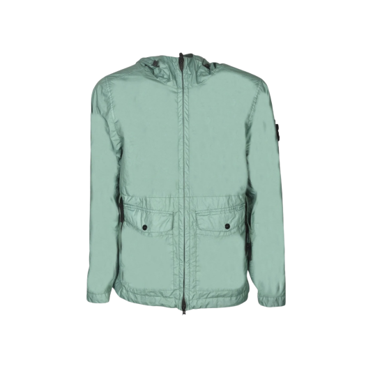 Stone Island 41123 Membrana 3L TC Hooded Jacket Light Green - 24SS