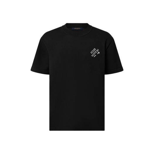 Louis Vuitton Signature Short Sleeved T-Shirt Black