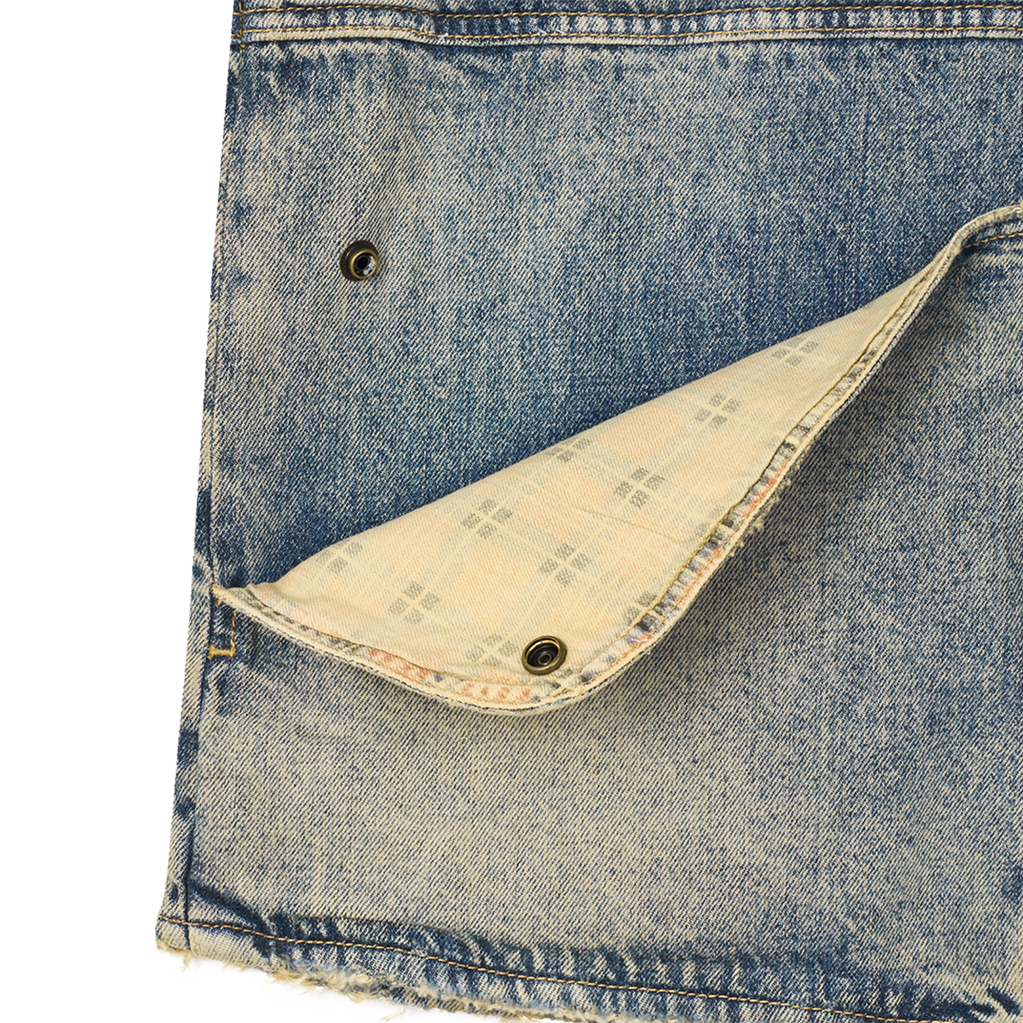 게스 USA 유틸리티 쇼츠 인디고 브라운 - 25SS(Guess USA Utility Short Indigo Brown - 25SS) - 5