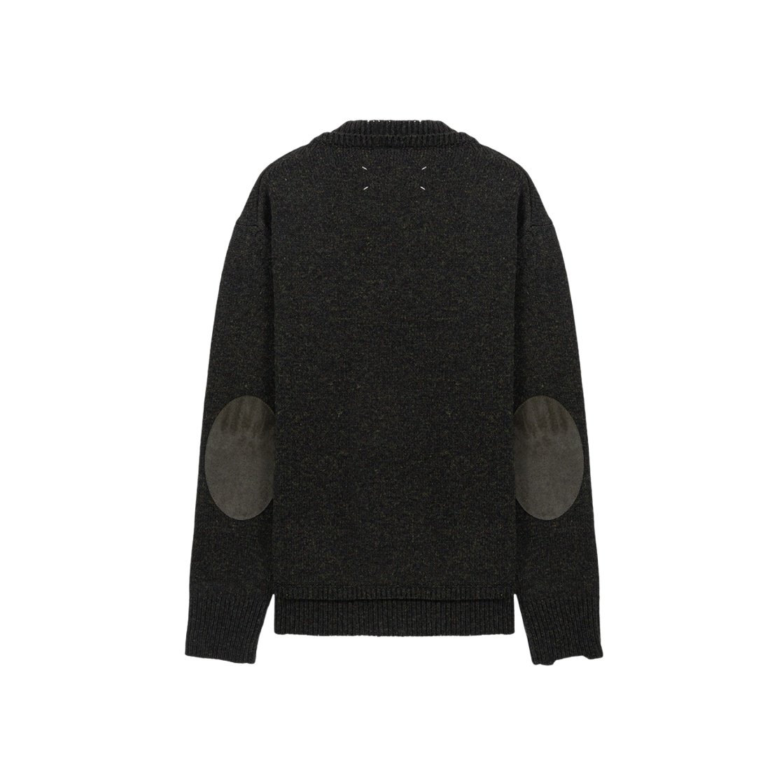 SI1GP0002S18064695F Maison Margiela Elbow Patch Sweater Dark Green Walnut - #2