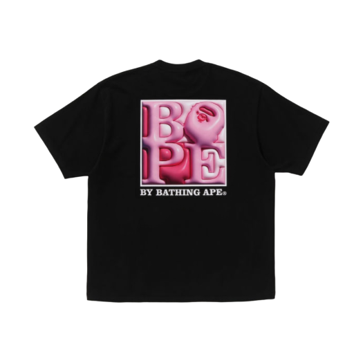BAPE 3D Art Ape Head Relaxed Fit T-Shirt Black