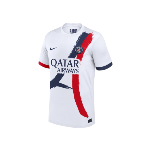 Nike Paris Saint-Germain 2024/25 Dri-Fit Stadium Away Replica Jersey White Midnight Navy (Non Marking Ver.)