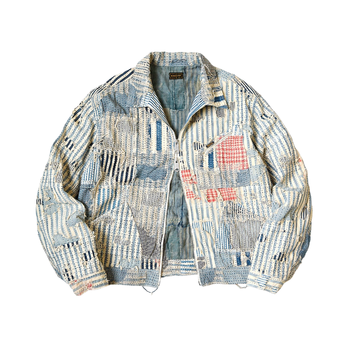 [新品] KAPITAL LIBERTY BORO KOUNTRY ヒッコリー Kapital LIBERTY-BORO ZIP UP Blouson - Hickory – Totem Brand Co.