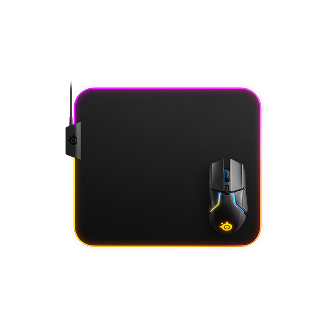 63825 Steelseries QCK Prism Cloth M RGB Mouse Pad