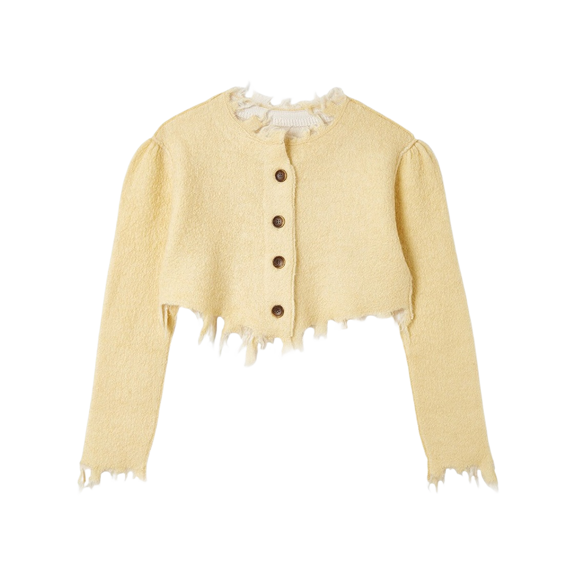 トップス PERVERZE MohairWool Damaged KnitCardigan PERVERZE MohairWool Damaged KnitCardigan
