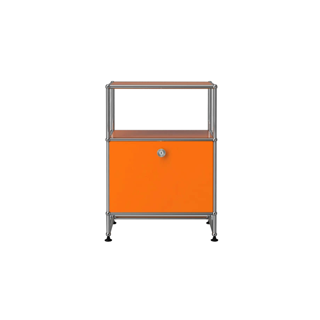 유에스엠 x 심볼 레코드 스탠드 1x3 500 퓨어 오렌지(USM x Symbol Record Stand 1x3 500 Pure Orange)