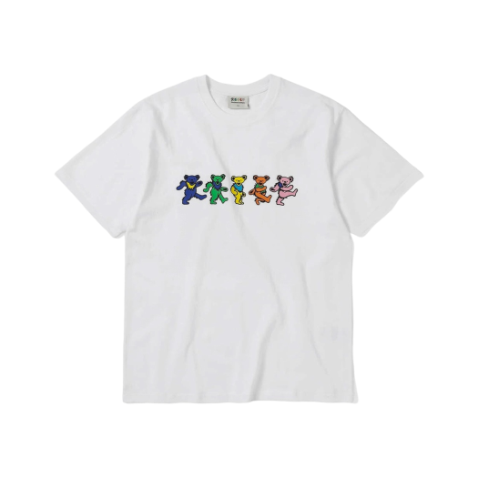 Thisisneverthat x Grateful Dead Dancing Bears T-Shirt White
