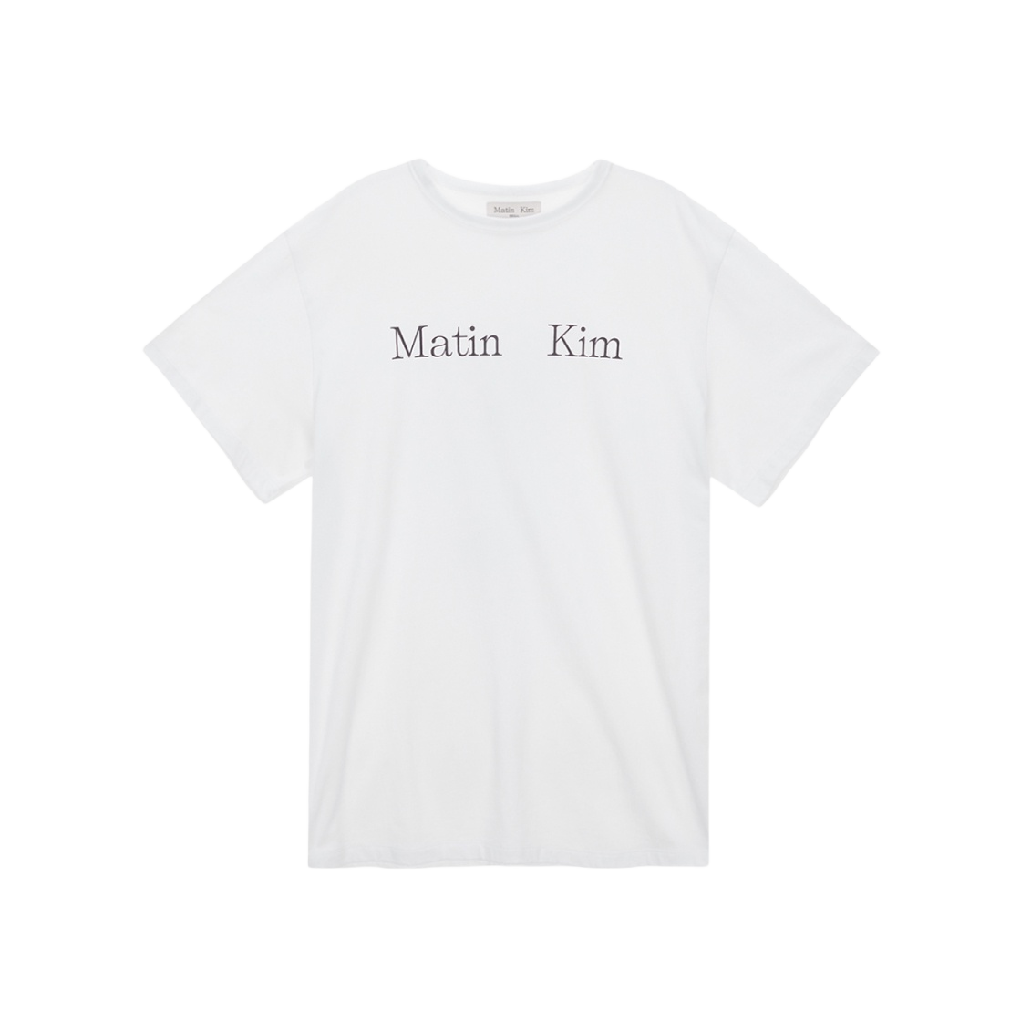마뗑킴 로고 탑 화이트 | Matin Kim | KREAM