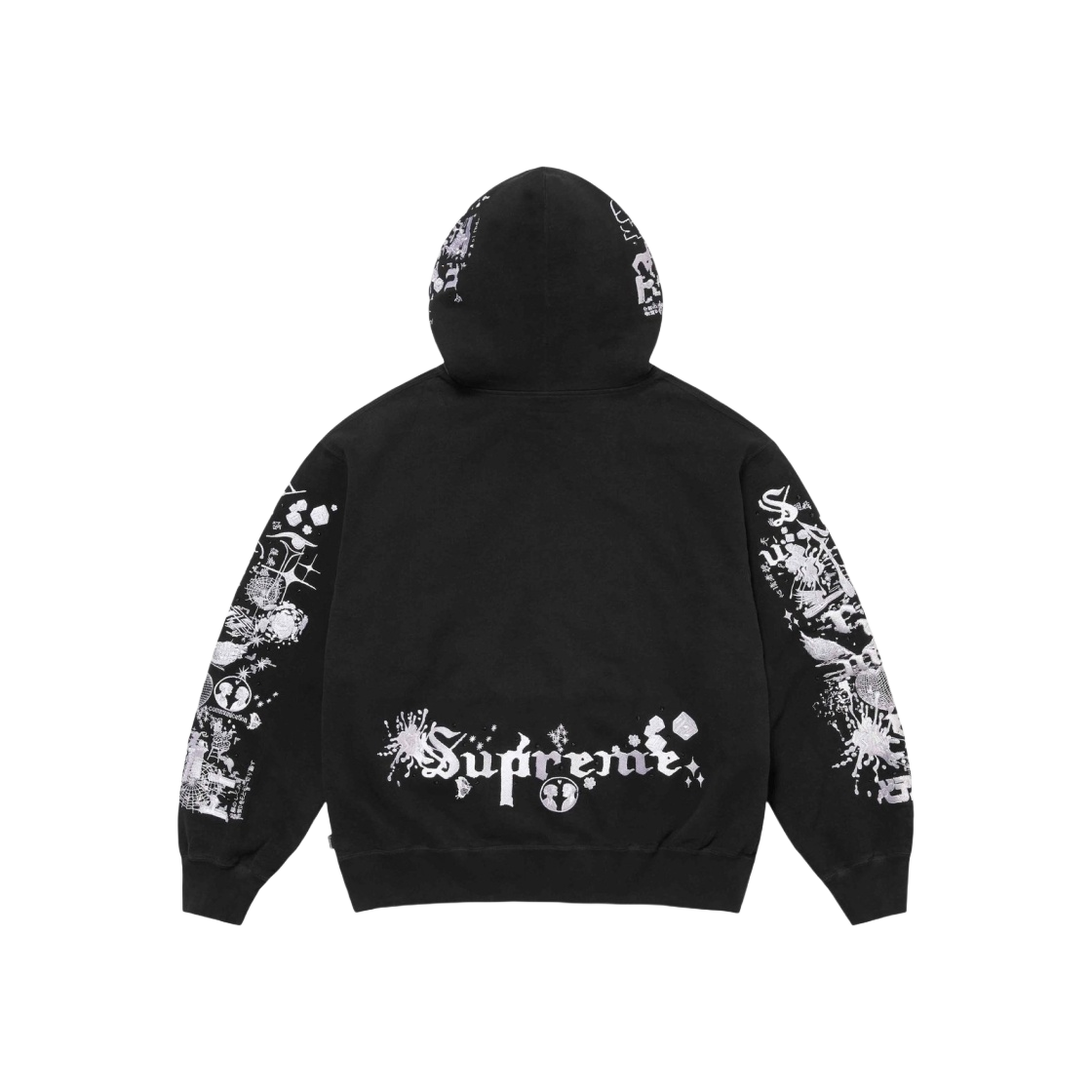 슈프림 아오이 집업 후드 스웨트셔츠 블랙 - 24SS | Supreme | KREAM