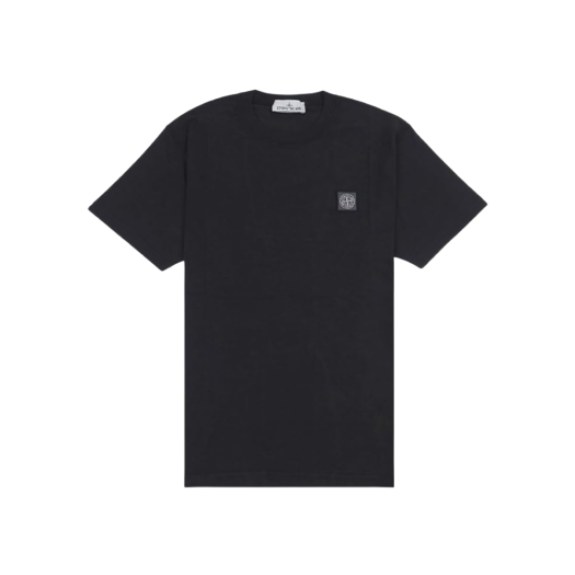 Stone Island 23757 Short Sleeve Organic Cotton T-Shirt Black - 24SS