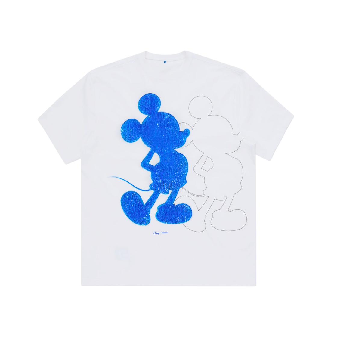 BND1SSTS0105OW Ader Error x Disney Mickey Mouse T-Shirt 03 Off White - 대표 이미지 #1