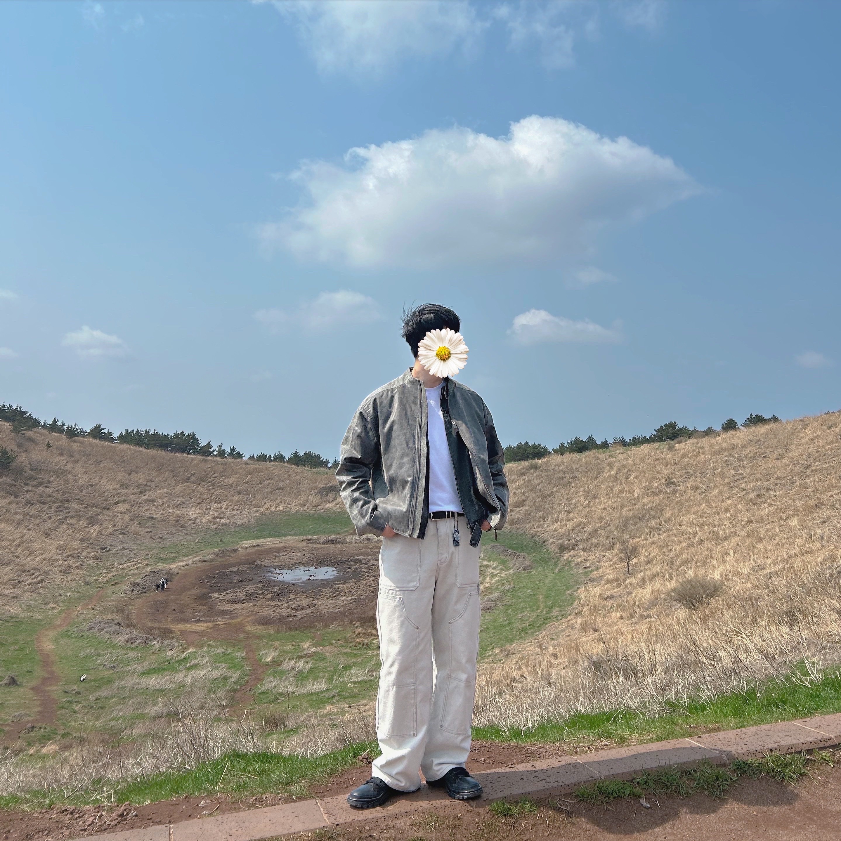 아더에러 자켓 프로덕트 11 브라운 착용 스타일