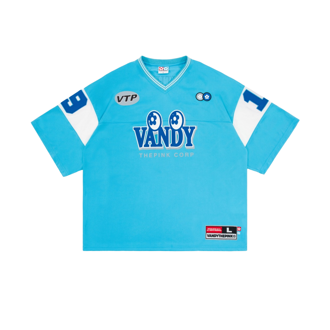 반디 더 핑크 하키 저지 블루(Vandy The Pink Hockey Jersey Blue)