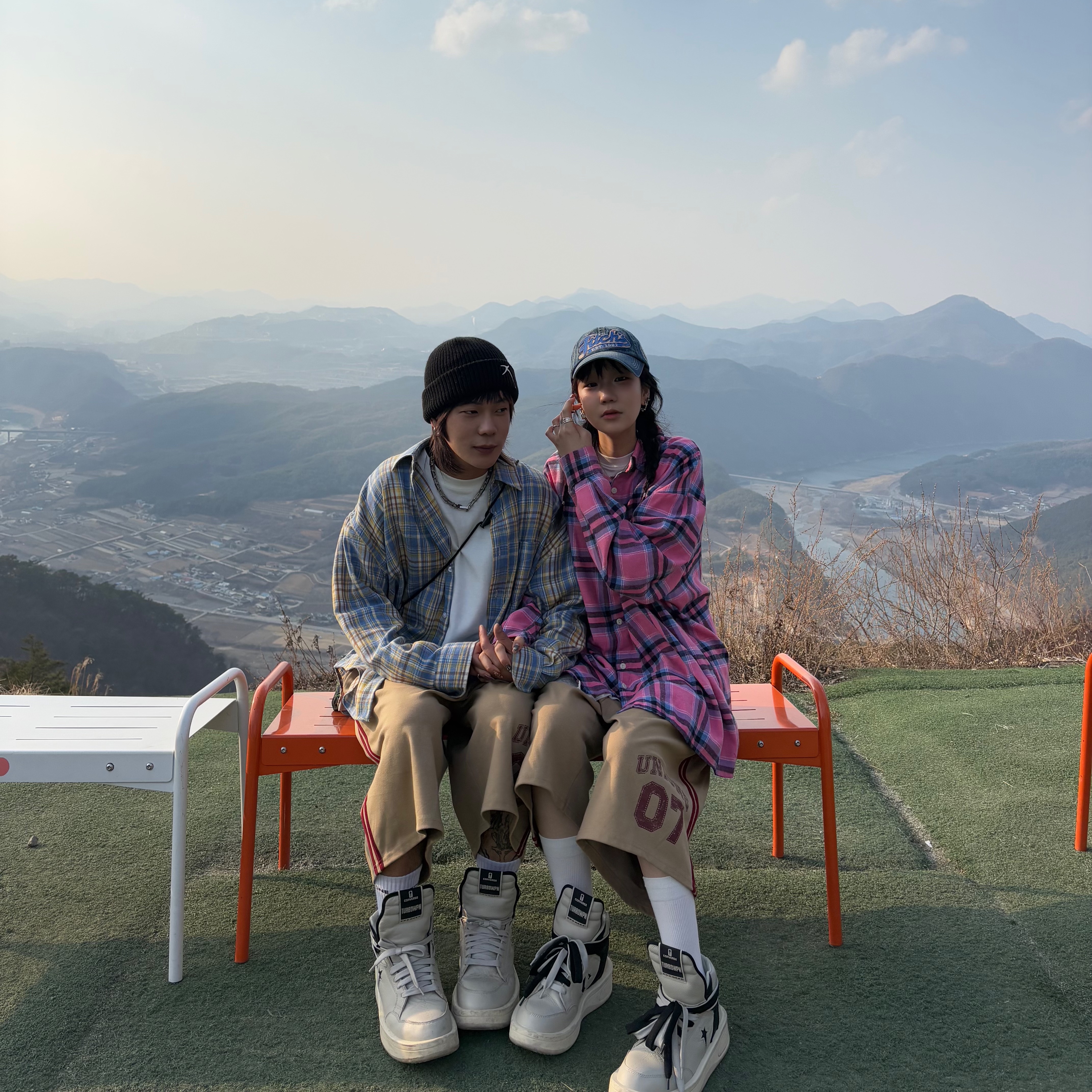 컨버스 x 다크쉐도우 터보웨폰 펠리칸 착용 스타일 - 5