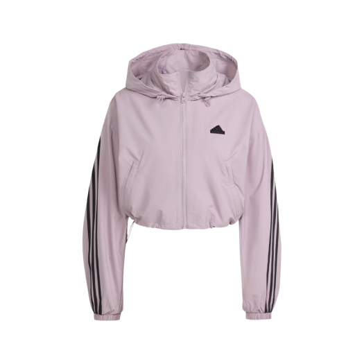 Adidas Future Icons 3-Stripes Wind.RDY Jacket Preloved Fig Black - KR Sizing