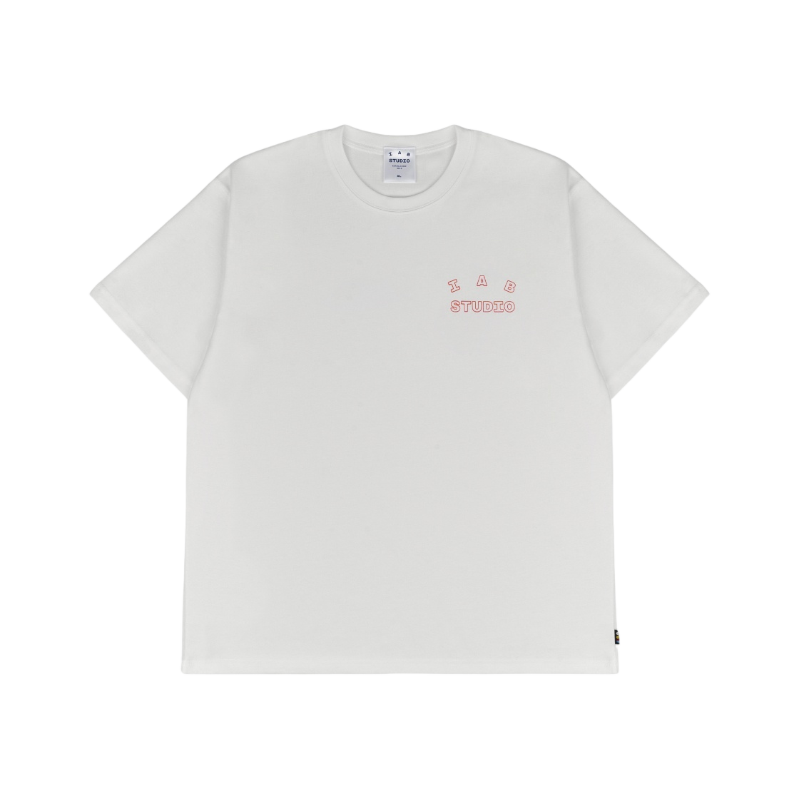 - IAB Studio Line Logo T-Shirt White Orange - #2