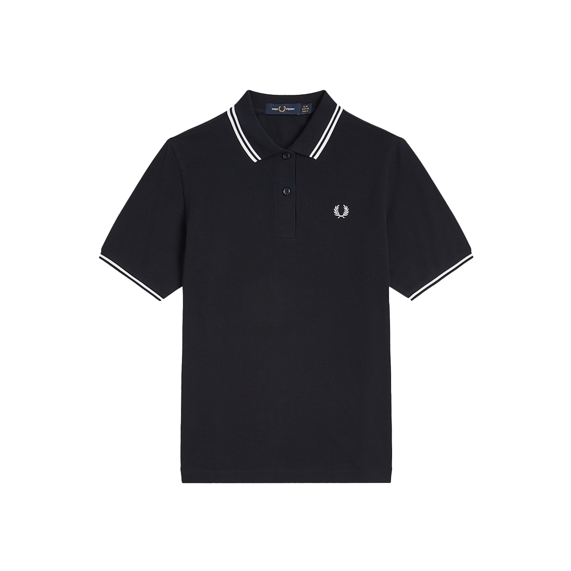 AFPF2513600-608 Fred Perry Womens Twin Tipped Fred Perry Womens Shirt Navy/White