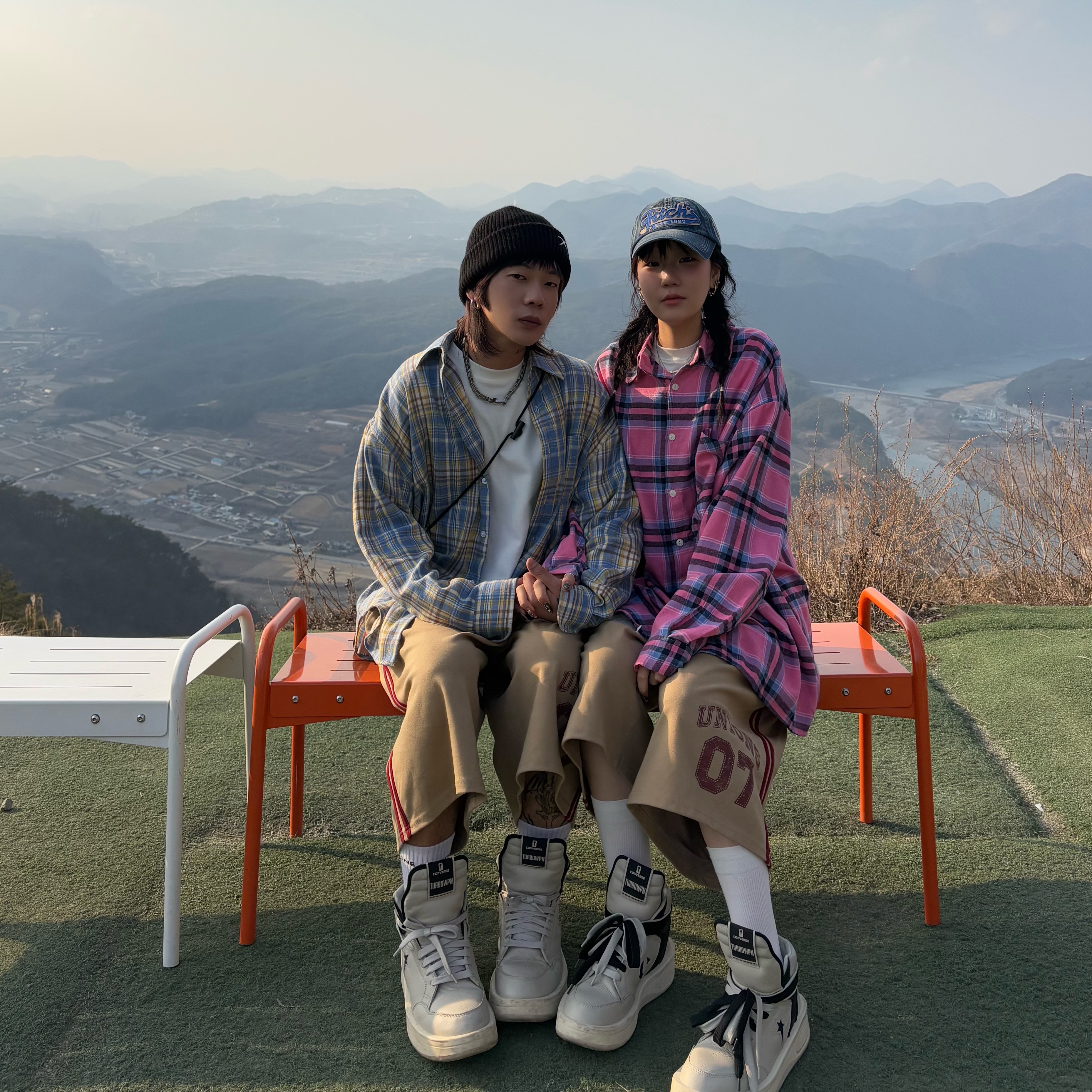 컨버스 x 다크쉐도우 터보웨폰 펠리칸 착용 스타일 - 4