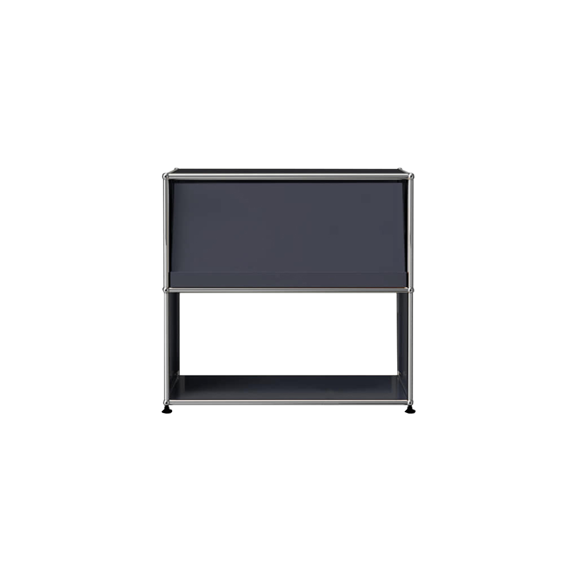 유에스엠 x 심볼 바이닐 디스플레이 캐비닛 1x2 앤트러사이트(USM x Symbol Vinyl Display Cabinet 1x2 Anthracite)