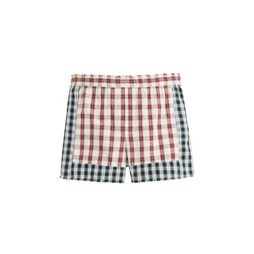 【Zara x Andersson Bell】 Check Patchwork Shirt ★人気 CHECK FLANNEL SHIRT - Red | ZARA Australia