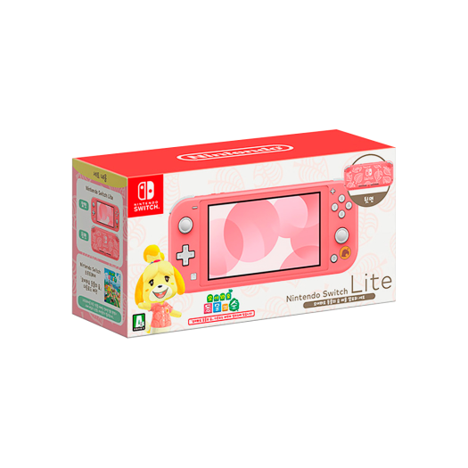 HDH-S-PBZGB-KOR AC Nintendo Switch Light Animal Crossing Aloha Set