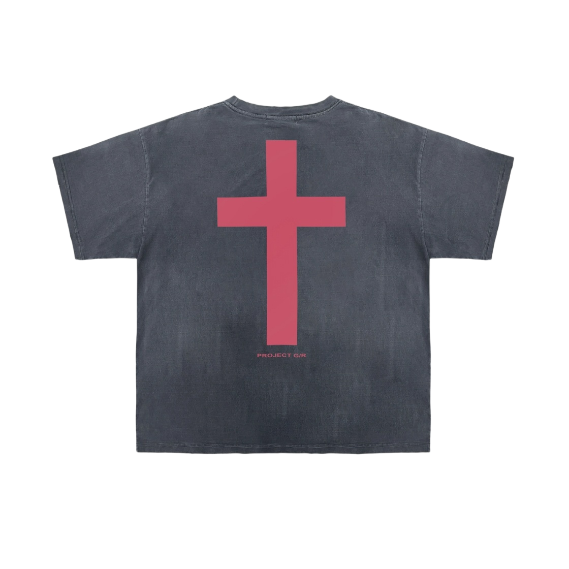 【PROJECT G/R】Sunday School Washed T-Shirt Navy 프로젝트 G/R 선데이 스쿨 워시드 티셔츠 네이비 | PROJECT G/R