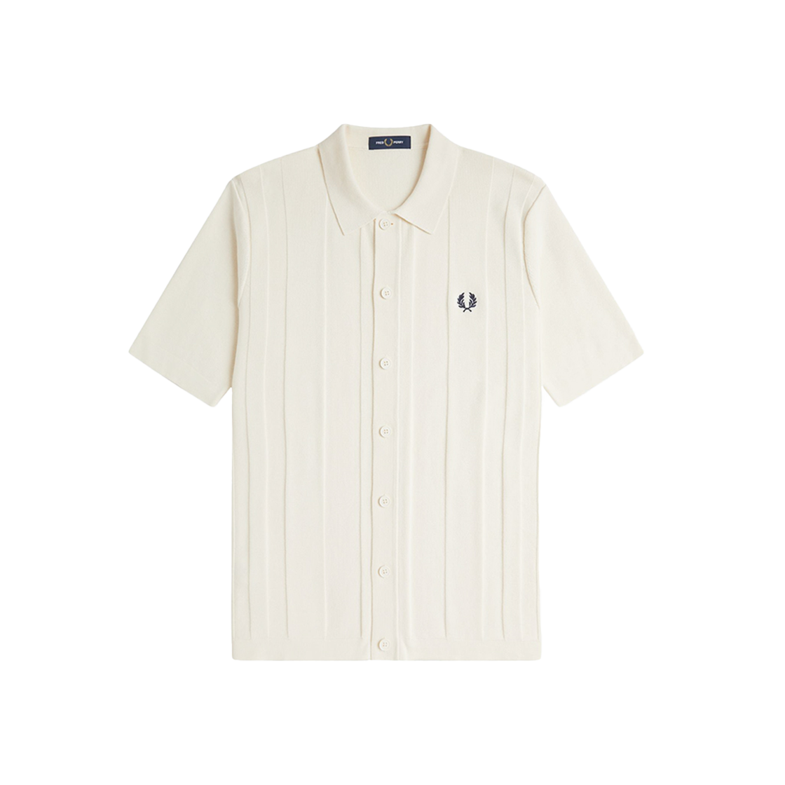 AFPM2519727-560 Fred Perry Button Through Shirt Ecru