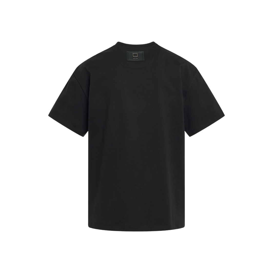 【WOOYOUNGMI】23FW SEOUL EMBOSSING BACKLOGO T-SHIRT BLACK 우영미 야자수 그래픽 티셔츠 블랙 - 25SS | Wooyoungmi | KREAM
