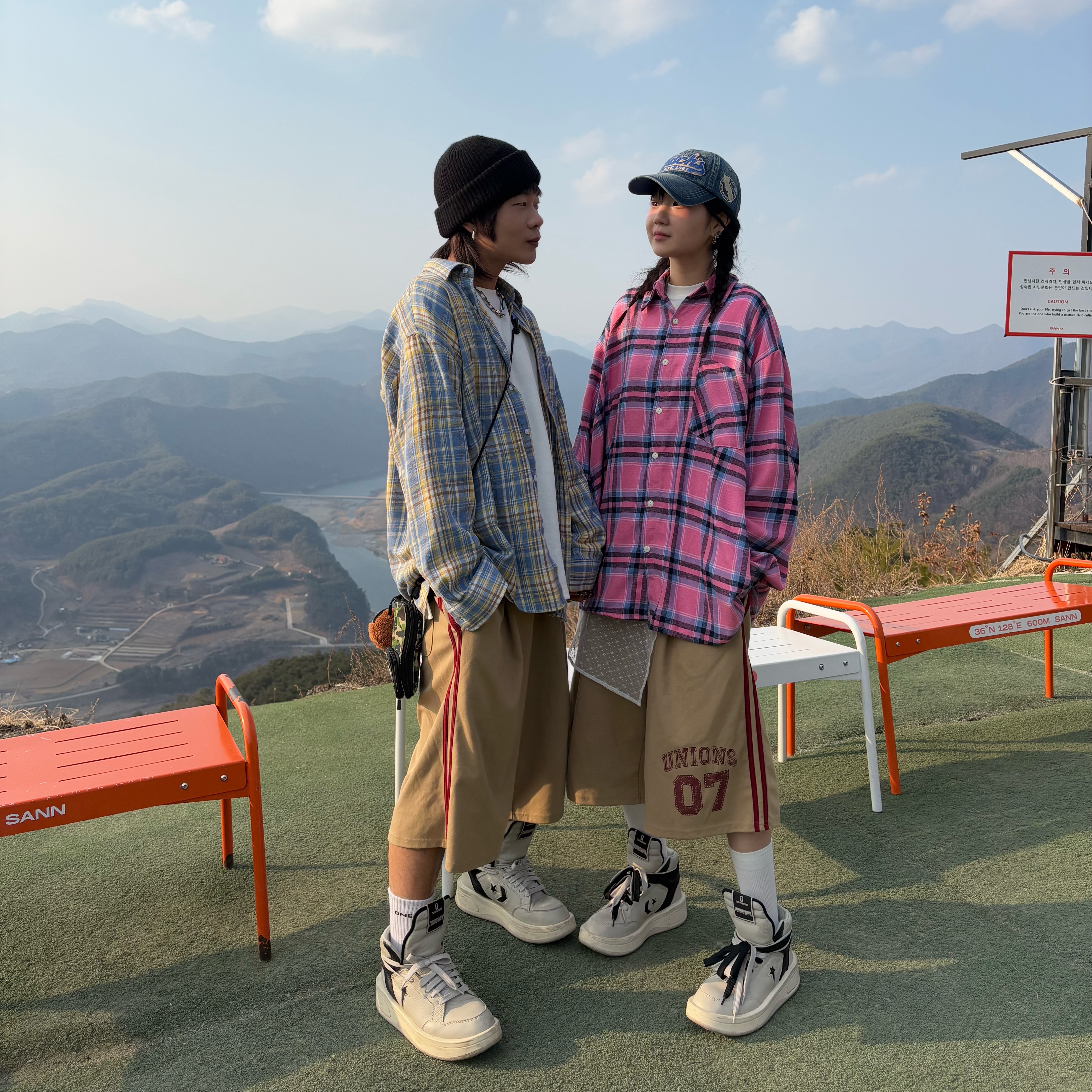 컨버스 x 다크쉐도우 터보웨폰 펠리칸 착용 스타일 - 2