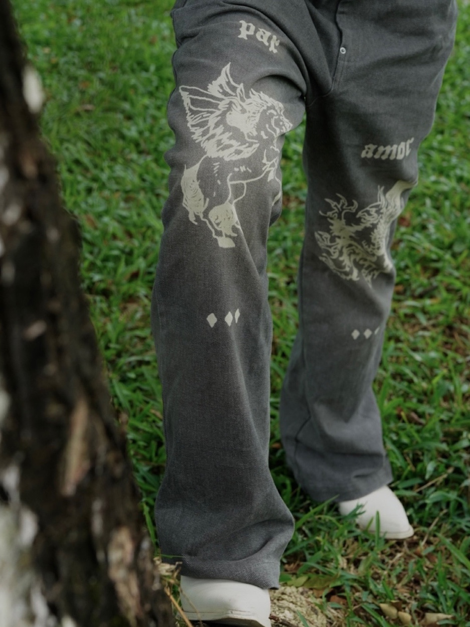 PHOS333 Heraldic Pants 착용 스타일 - 2