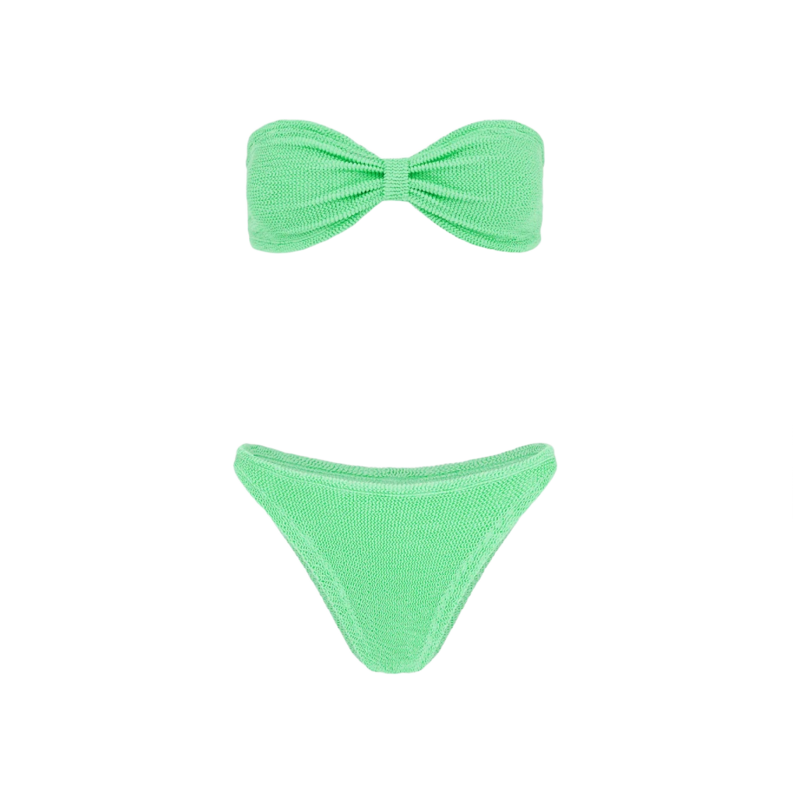 - (W) Hunza G Jean Bikini Lime