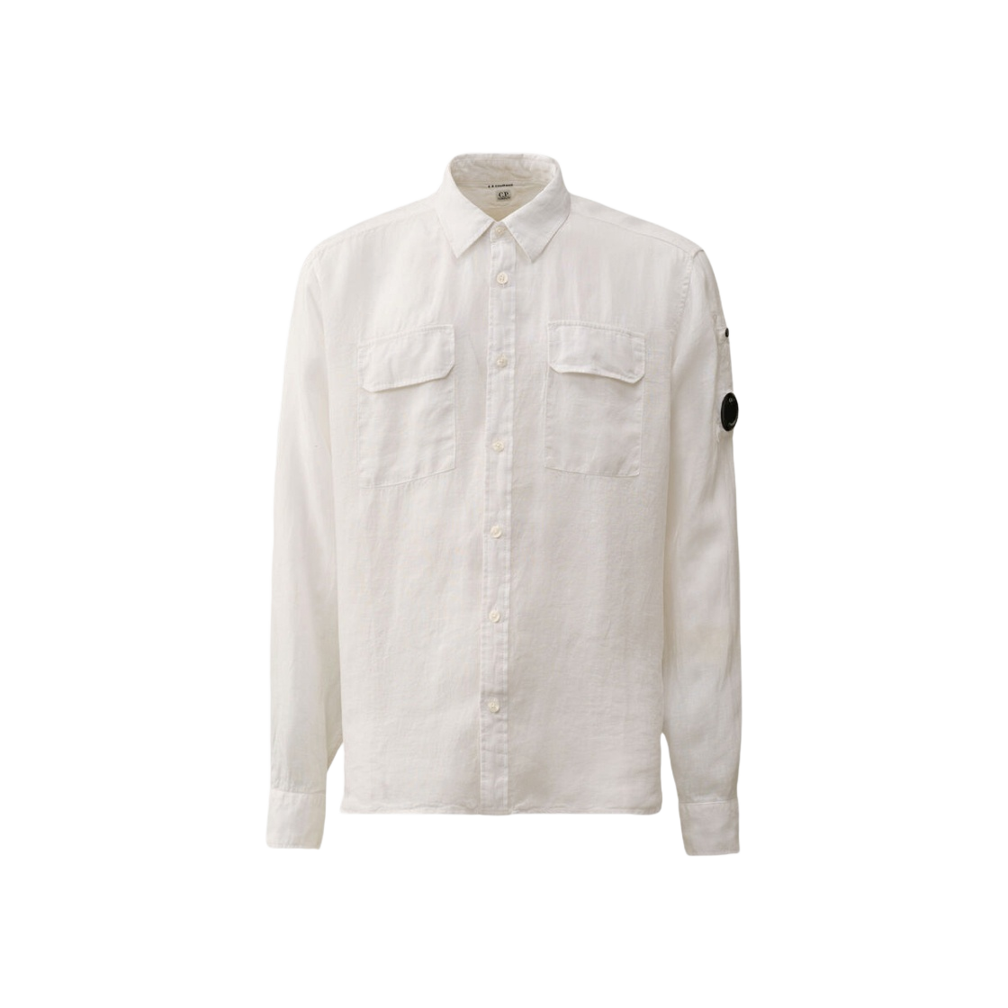 C.P. 컴퍼니 린넨 포켓 셔츠 거즈 화이트 - 24SS | C.P. Company | KREAM 